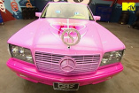 Ein W126 bei Pimp My Ride: Pretty in pink: Mercedes-Benz 300 SD wird gepimpt