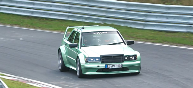 HWA EVO-II bei Testfahrten auf dem Nürburgring gefilmt: Rasanter Restomod: HWA EVO wie er klingt und kracht