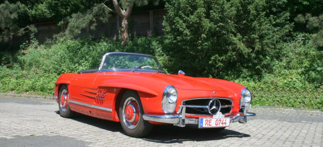 Roter Roadster: 1957 Mercedes-Benz 300 SL : Am Ende wird der Traumwagen mit Stern Realität