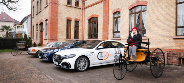 Mercedes-Benz feiert 140 Jahre Innovation mit transkontinentaler Jubiläumsreise: Die neue S-Klasse auf Welt-Tournee