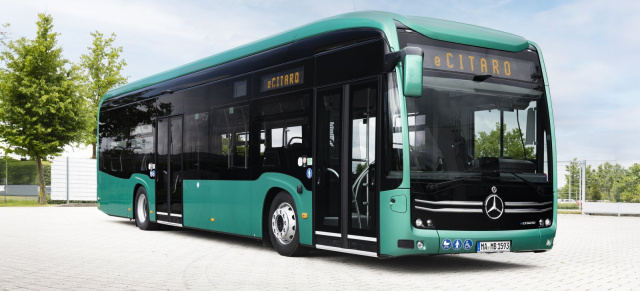 Daimler Buses auf der Busworld Europe 2025 in Brüssel (4. bis 9.10. 2025 ): Weltpremiere des eIntouro, neue NMC4-Batteriegeneration für den eCitaro