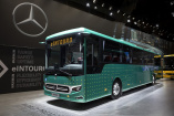 Spannendes Debüt: Mercedes-Benz eIntouro auf der Busworld Europe: Daimler Buses feiert Weltpremiere des Mercedes-Benz eIntouro auf der Busworld Europe