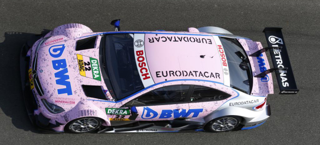 Neuer Partner für das Mercedes-AMG DTM Team. : Eurodatacar wird Co-Sponsor des Mercedes-AMG DTM Teams. 