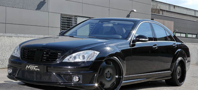 Black & Better: Mercedes S-Klasse Tuning von MEC Design: Der W221 Umbau sieht schwarz und stark aus