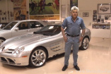 Homestory: TV-Star Jay Leno präsentiert seinen SLR McLaren: Jay Leno öffnet seine Garage und breitet einige seiner Mercedes-Schätze aus 