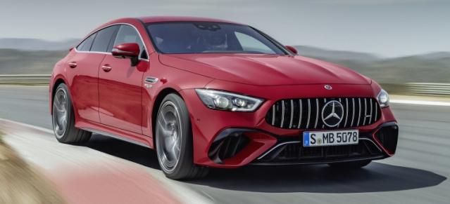 Weltpremiere:  Mercedes-AMG GT‭ ‬63‭ ‬S E PERFORMANCE‭: ‭Starkstromer mit 843 PS: Vorhang auf für den ersten AMG-Performance-Hybriden