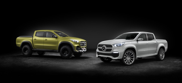 Debüt Mercedes-Benz Concept X-CLASS : Die X-Klasse ist da: Erster Ausblick auf den kommenden Mercedes unter den Pickups 