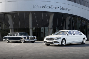 Mercedes-Maybach S 650 Pullman trifft Mercedes 600: Das Königskind der BRD