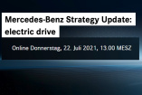 Strategie-Update: Källenius beschleunigt Verbrennerausstieg: Livestream: Strategie-Update "Electric Drive": 22.07,  ab 13.00 MESZ