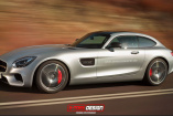 Mercedes, die nicht gebaut werden: Mercedes-AMG GT Shooting Brake: Rendering einer (un-)möglichen Modellvariante des neuen High-Performance-Stars von Mercedes-AMG