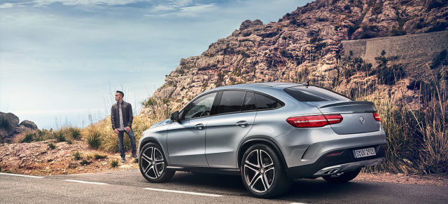 Video: Lewis Hamilton im Mercedes-Benz GLE Coupé: Der Formel-1-Weltmeister geht auch im Crossover in Führung 