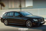 Mercedes von morgen: Mercedes-AMG E43 T-Modell: Rendering: So kommt der Mercedes E43 als Kombi in Fahrt