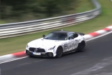 Star Spy Shot in der Grünen Hölle: Mercedes-AMG Erlkönig Video : Was bin ich? Zeigt sich ein Mercedes-AMG GT R Black Series auf dem Nürburgring?