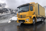 Mercedes-Benz eActros zum Test in Südtirol: Der Berg ruft