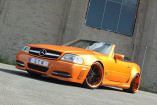 Mercedes-Benz  SL 500 Breitbau mit Lambo-Lack: Breit ist beim R129 allright