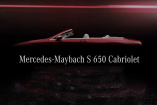 LA Auto Show 2016: Weltpremiere für Mercedes-Maybach S 650 Cabrioletr : Teaser-Video: Offenes Geheimnis leicht gelüftet - erste Bilder vom Mercedes-Maybach S 650 Cabriolet 