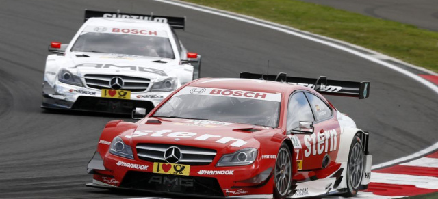 DTM Moskau: Paffett bester Mercedes-Fahrer : DTM-Premiere in Moskau: Gary Paffett nach Platz fünf im Rennen auf Rang drei in der Fahrerwertung 