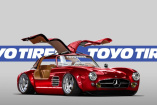 Premiere auf der SEMA 2022: Monsterbacke-Gullwing: Toyo Tires präsentiert „ersten Mercedes 300 SL Gullwing-Breitbau der Welt“