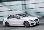 Detroit: Premiere für Mercedes C 450 AMG 4MATIC mit 367 PS: Das neue sportliche C-Klasse Modell  schließt die Lücke zwischen Mercedes C400 (333 PS) und Mercedes C63 AMG. 