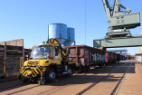 Unimog zeigt auf der Innotrans (20.09-23.09), was er kann: 2-Wege Unimog brilliert bei Instandsetzung, Gleis- und Grünpflege sowie im Winterdienst