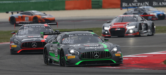 Blancpain GT Series Sprint Cup in Misano: Doppelsieg für das Mercedes-AMG Team HTP Motorsport, guter Einstand für die "Hello Kitty"!