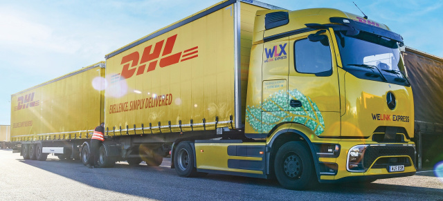 Mercedes eActros 600 unterwegs im schwedischen Fernverkehr: Täglich über 1.000 Kilometer wirtschaftlich und lokal emissionsfrei unterwegs