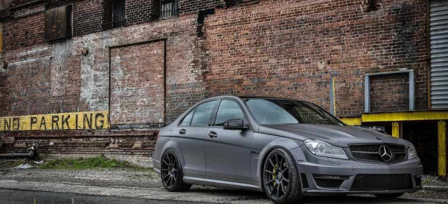 Grauer Star: Mercedes C63 AMG von Mode Carbon: Sehenswertes Optik-Tuning für die dynamische C-Klasse