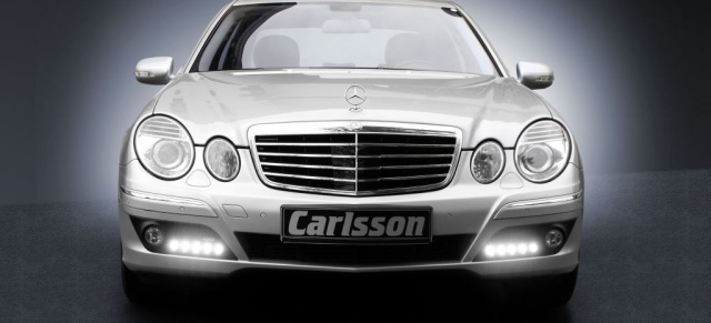Es geschieht am helllichten Tag!: Mercedes-Benz übernimmt den Vertrieb für Carlsson LED-Tagfahrleuchten 