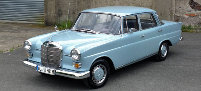 Mercedes-Benz W110: Her mit der Flosse,‭ ‬Genosse:‭ ‬Mit dem‭ ‬67er Mercedes‭ ‬200‭ D‬ kommt ein Traum ins Rollen