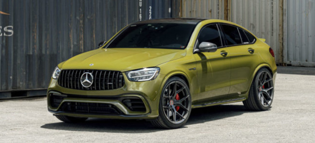 Veredelung: Mercedes-AMG GLC 63 S Coupé: Der GLC 63 S beweist mit Vossen-Rädern ein besseres Stehvermögen