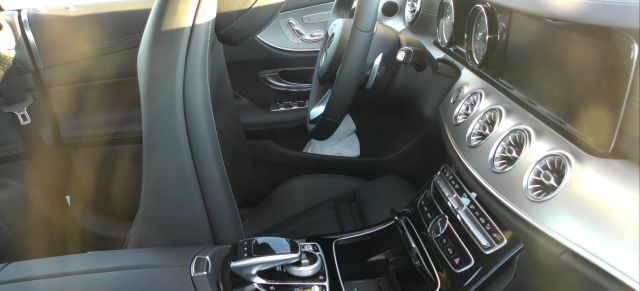 Erlkönig erwischt: die ungetarnten inneren Werte des E-Klasse Coupés 2018: Spy Shot inside: Mercedes Erlkönig E-Klasse Coupé C238 - Interieur