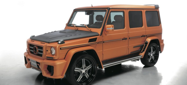 Drall & Prall: "Black Bison"-Kit für Mercedes G 63 & G 65 AMG: Breitbau-Zubehör für die AMG-G-Klasse von Wals International