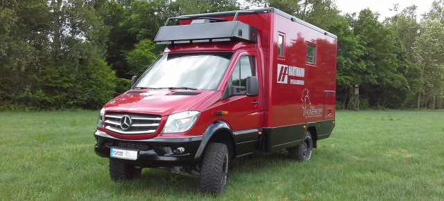 Offroad-Reisemobil mit Stern:  Mercedes Sprinter 4x4 von Hartmann und Hünerkopf