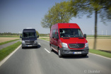 Formel Grün: Mercedes Sprinter ist Green Van 2014 :  Mercedes-Benz Sprinter belegt beim Green Van 2014 die ersten beiden Plätze