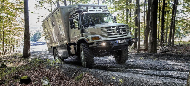 Mercedes-Benz Zetros als Reisemobil XXL : Extrem-Offroader mit Luxus-Appartement