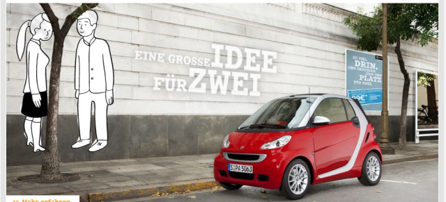 smart fortwo  "eine große Idee für ": smart startet neue internationale 360°-Markenkampagne