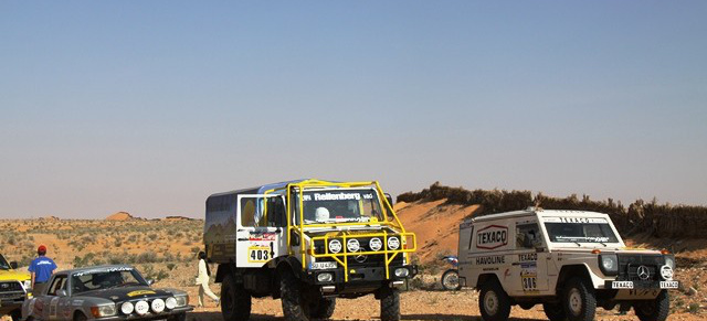 Rallye El Chott: Mercedes-Oldtimer in die Wüste geschickt : Von Tunis nach Tunis: Die etwas andere Oldtimer-Story. Mit drei Mercedes Klassikern auf die Sahara Rallye 