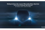 Weltpremiere des neuen Mercedes-Benz Sprinter : Livestream: Sprinter-Premiere in Duisburg - 6.02.2018 - 16:00 Uhr MEZ