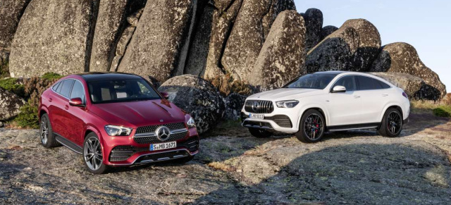 Mercedes-SUV-Premiere: GLE Coupé II (C167): Doppeltes Debüt: Vorhang auf Mercedes-Benz GLE Coupé und Mercedes-AMG GLE‭ ‬53‭ ‬Coupé‭