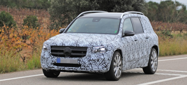 Mercedes-AMG Erlkönig Premiere: Spy Shot Debüt: Erste Bilder vom Mercedes-AMG GLB 35