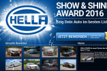 Jetzt bewerben und beim großen Finale auf der Essen Motor Show dabei sein! : Der HELLA SHOW & SHINE AWARD 2016