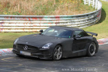 Erlkönig erwischt: Aktuelle Bilder vom Mercedes SLS AMG Black Series: Neue Fotos vom Über-SLS mit weniger Tarnung