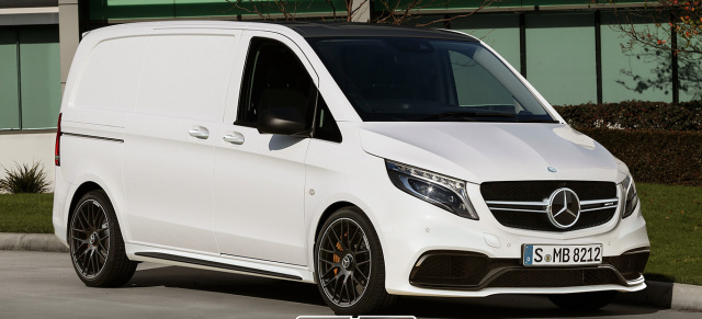 Wünsch Dir das: Mercedes AMG Vito: Warum eigentlich nicht? Vito-Lieferheld als AMG-Sportwagen 