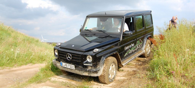 Giants on Tour!: Leser testen die neue Mercedes-Benz G-Klasse - Michael Bodeit und Markus Voss gehen ins Gelände