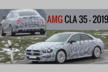 Mercedes-AMG Erlkönige erwischt: Spy-Shot-Videos: Mercedes-AMG CLA 35 & 45 C118 gefilmt