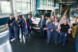 Meilenstein: Vier Millionen Transporter aus Düsseldorf: Mercedes-Benz Werk Düsseldorf feiert Transporter-Jubiläum 