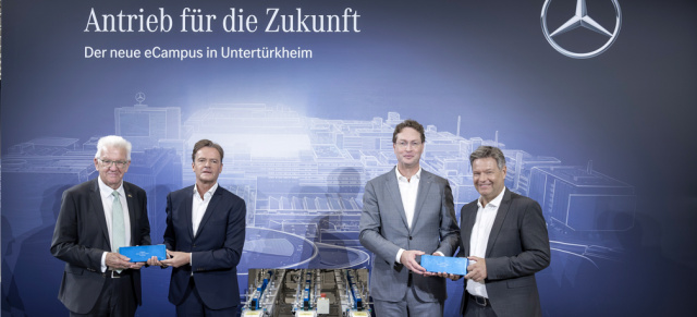 Batterietechnologien der Zukunft: Mercedes-Benz eCampus am Stammsitz Stuttgart-Untertürkheim eröffnet