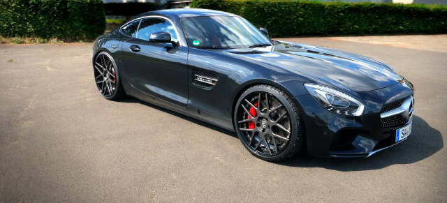 Radgeber für Mercedes-AMG GT S: Der neue AMG-Sportwagen rollt auf Felgen von LOMA an