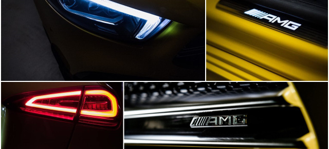 Mercedes-AMG A35: Teaser: Der neue A35 zeigt sich vor seiner Premiere in Paris