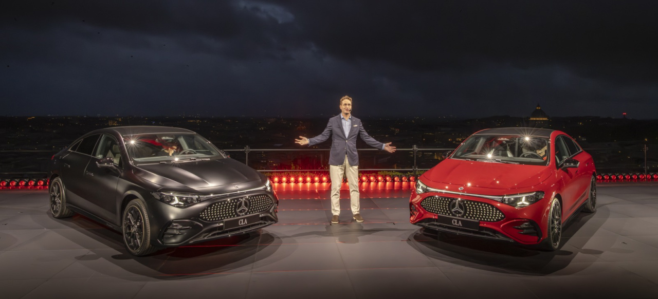 Vorhang auf für den neuen Mercedes CLA: So war die CLA-Weltpremiere in Rom